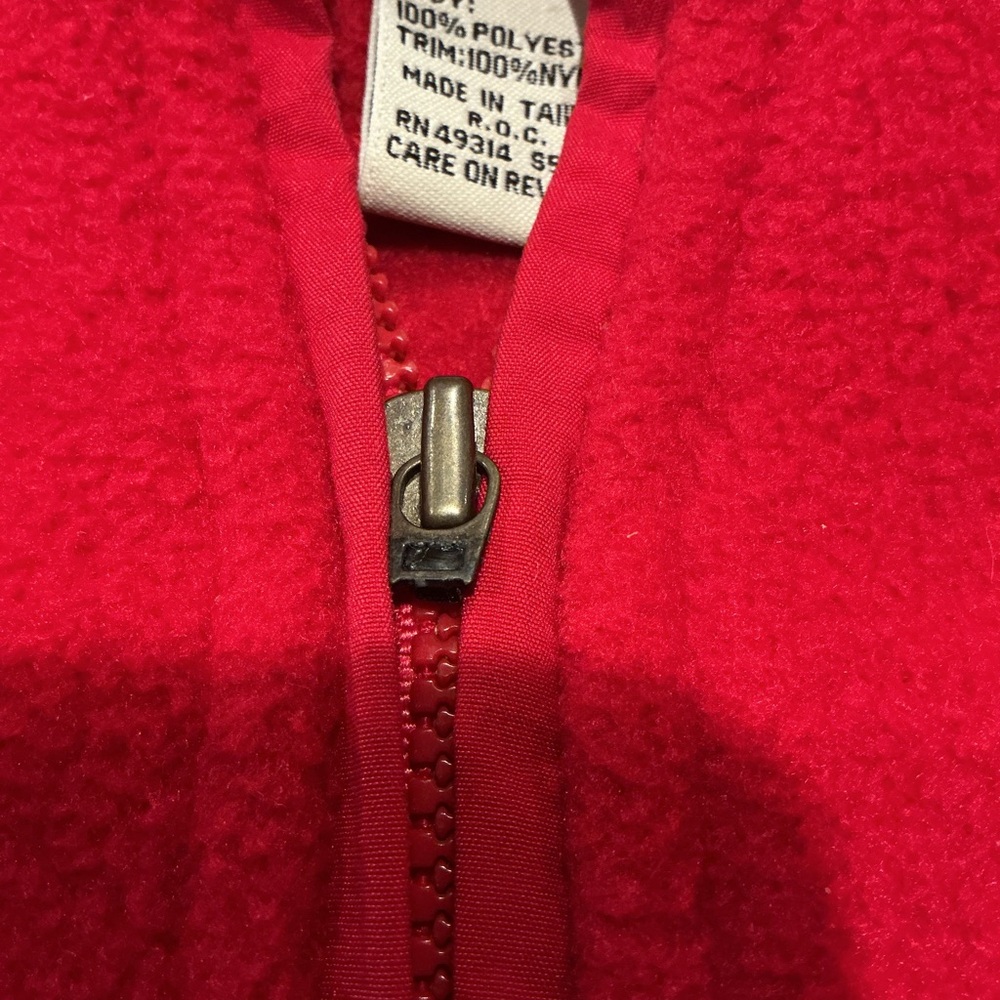 Vintage US Open 1997 Red Fleece Quarter Zip Pullover Men’s XL - Picture 4 of 8